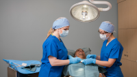 Mohs surgery being performed by an expert dermatologist